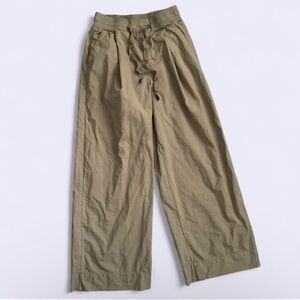 Stateside Made in USA Wide Leg Cotton Pants High Waist Premium